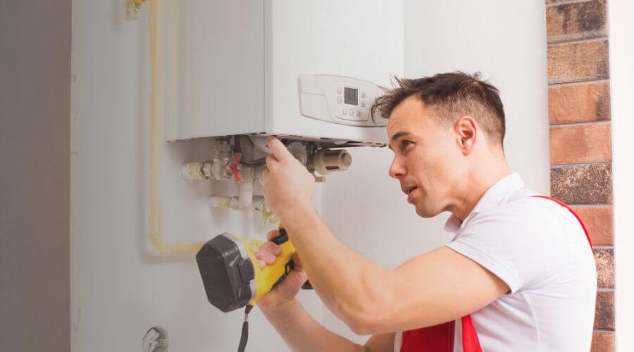 Professional water heater repair in Loco, OK